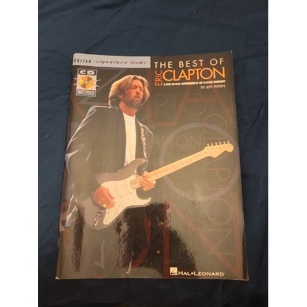 The Best of Eric Clapton Guitar Signature Licks Tablature Book Jeff Perrin 1996